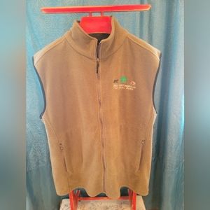 *SOLD*Men's Fleece Vest, embroidered GREAT SMOKY MOUNTAINS NATIONAL PARK Size XL
